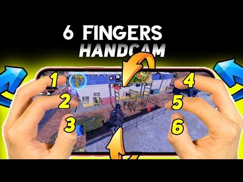 Strongest CODM Settings | 100% Stable Aim 🤯 (6 Finger Handcam + New HUD)