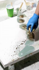 GORGEOUS Acrylic Pour | Amanda's Designs