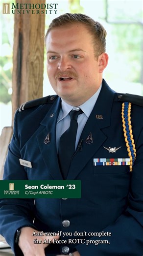 Methodist University is proud to be a military-friendly campus. 💚🎖️ Offering support, opportunities, and leadership development, MU helps students succeed both in the classroom and beyond. ⭐️ Learn more about how we support military-affiliated students: methodist.edu/military | Methodist University