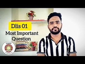 Dlis 01 Important Questions 2025 library science