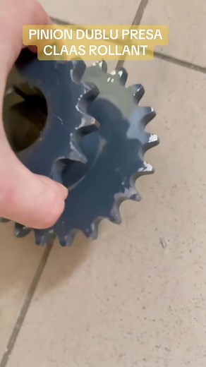 PINION DUBLU PENTRU PRESA CLAAS ROLLANT 0753206000 | Piese Balotiera