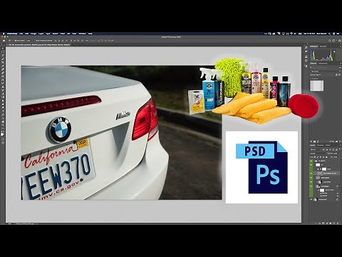 How to clean a car in Photoshop frequency separation 2.0