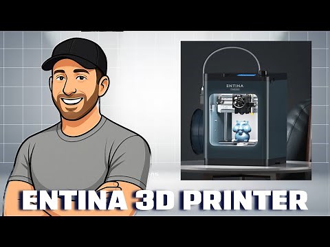 Entina 3D Printer TINA2Plus Setup and Run!