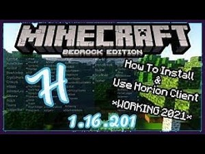 Minecraft Bedrock Edition Hacked Client For Version 1.16.201 - Minecraft Windows 10 Hacks