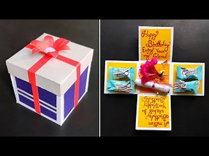 Explosion Box | Explosion Box for Birthday | Chocolate Explosion Box | Gift Box