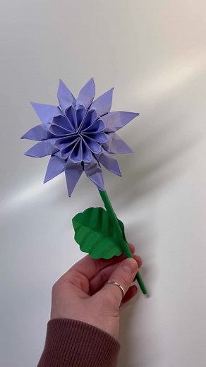 DIY Paper Flower Tutorial | Origami Flower Idea