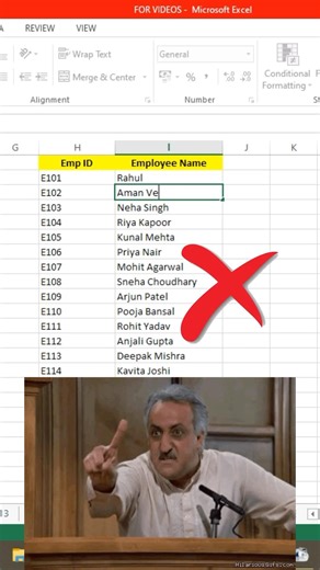 Remove Surname in Excel in 1 second!! #excel #exceltips #excelshortcut #exceltutorial #shorts