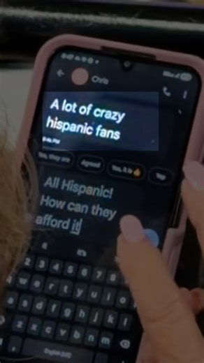 Spurs fans react to 'Crazy Hispanic Fans' text