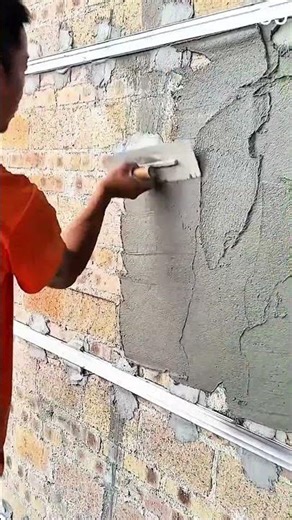 Applying cement plaster over brick wall guides