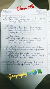 Geography fair notes | Class 7th | SSC board |