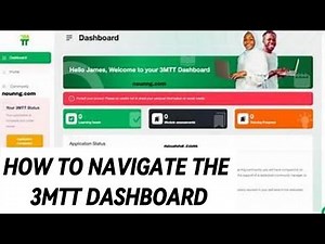 Effectively Navigating the 3MTT dashboard #TechWithJaja #ConfidenceOkoJaja