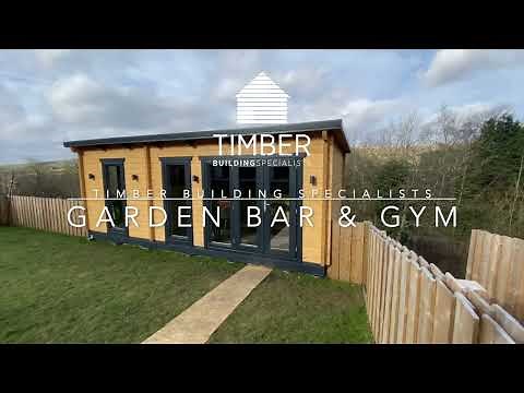 Garden Bar & Gym Log Cabin from the Timber Building Specialists