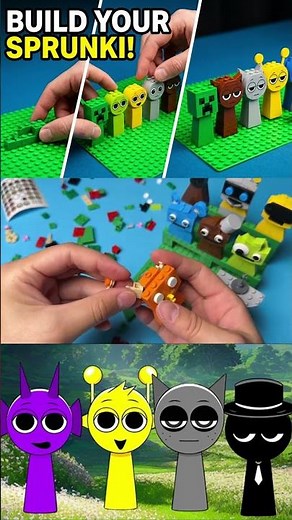 Build Gray Sprunki In LEGO #build #sprunki #lego #asmr