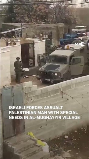 Israeli forces assault Palestinian man with disabilities in al-Mughayyir village in West Bank
