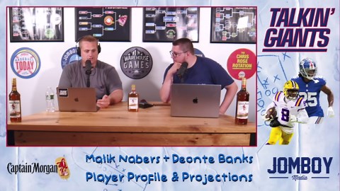 754 | Malik Nabers & Deonte Banks | Giants Player, Profile & Projections