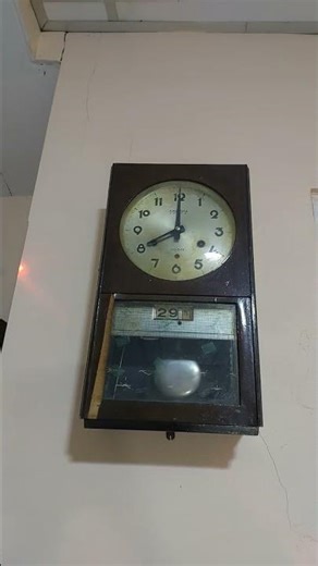 200 year old clock bell sound power less techology 1830 antique