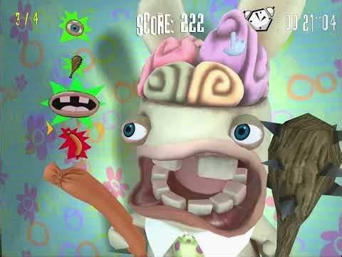Bunnies Are Ticklish! | Rayman Raving Rabbids (PS2) Hilarious Moments