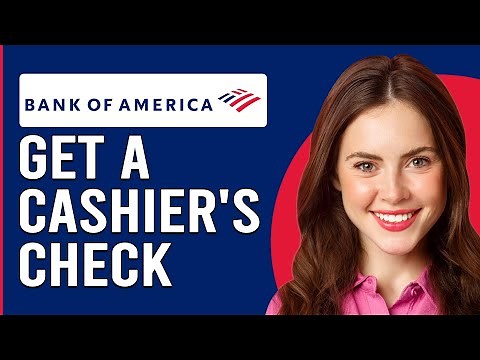 How To Get A Cashier's Check From Bank Of America (Order Cashier's Checks From Bank Of America)