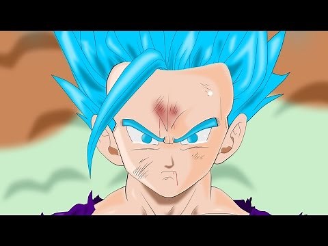 Gohan turns Super saiyan blue
