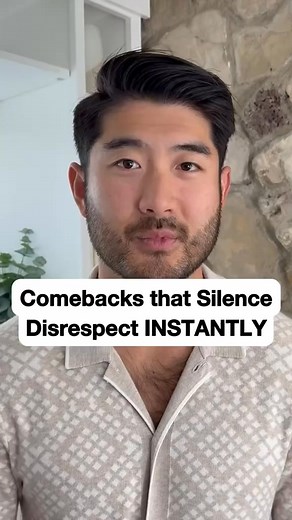 3 comebacks to gracefully shutdown disrespect #comeback #clapback #emotionalintelligence #communicationskills | Lawyer Vince