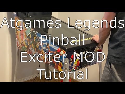Atgames Legends Pinball exciter upgrade mod tutorial. -part 1- read the discription
