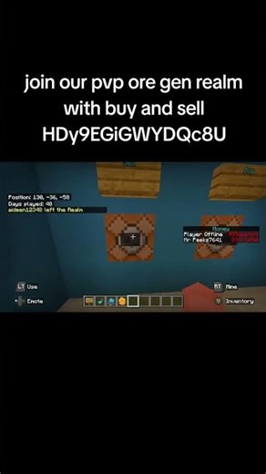 New pvp gun realm for bedrock