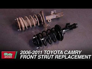 How To Remove and Replace the Front Strut Assemblies on a 2006-2011 Toyota Camry