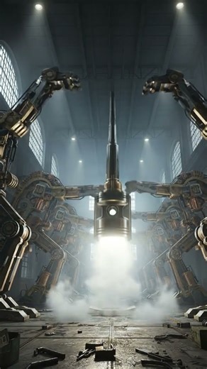 Pistons in Perfect Sync | Hypnotic Engine Loop CGI