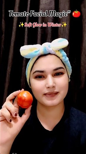 “Tomato Facial 🍅✨ Glowing Skin at Home | Acne & Dark Spot Remedy” #skincare #youtube #homeremedi