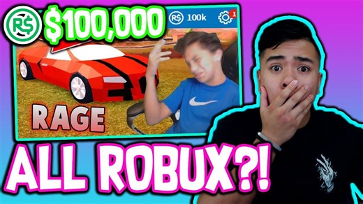 KID SPENDS ALL OF HIS ROBUX ON JAILBREAK!!! *RAGE*