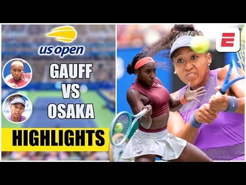 Coco Gauff vs Naomi Osaka | HIGHLIGHTS | RESUMEN | Octavos de Final | US Open 2025