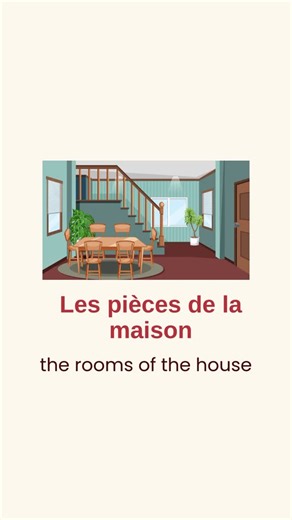 Marie | French native speaker on Instagram: "🛋️ Can you name every room in your house, in French? 🏠 Learning everyday vocabulary like objects and rooms in your home will help you with everyday situations: these are the words that move beyond the textbook and into real life 🏡 In this video, you’ll learn the French names for common rooms in French, from “la cuisine” to “le grenier”. ‼️👉🏼 Save this reel for your revision ✨"