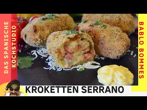 Kroketten ⎮ selber machen ⎮Serrano Schinken ⎮ spanische Kroketten ⎮ Croquetas de jamón