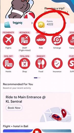 How to earn airasia points 👍💯 #travelhacks #traveltips #airasia