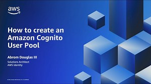 Getting started with Amazon Cognito