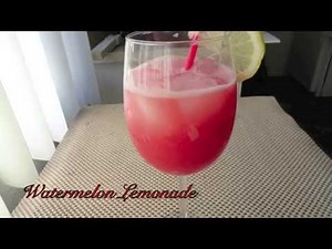 How to Make Watermelon Lemonade - Small Kitchenn
