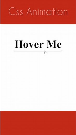 Most used text underline animation css #shorts