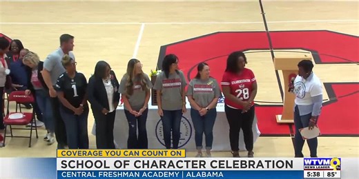 Central Freshman Academy celebrates being named State Schools of Character.