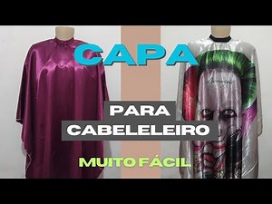 DIY ✨ Capa de cabeleireiro , Como fazer passo a passo.