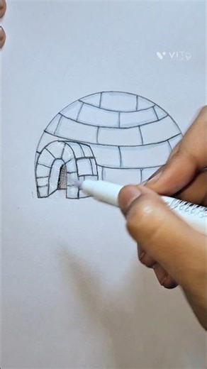 How to Draw an Igloo ❄️