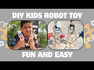Diy Toy robot|diy kids Easy science project idea #diyscience