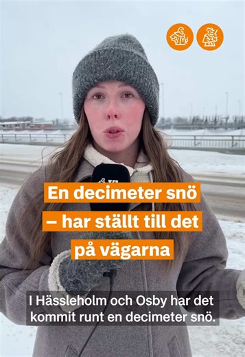 Ta det lugnt om ni ger er ut på vägarna i nordöstra Skåne!