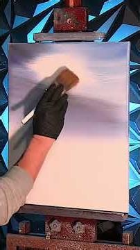 Let's Paint a Bkue Sky with your Painting Pal #paintwithjosh #paintingtutorial #bobross #landscape