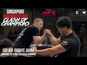 Singapore Armwrestling Open: Clash of Champions | Sam Tan (Singapore) vs Jacob Tuxworth (Australia)