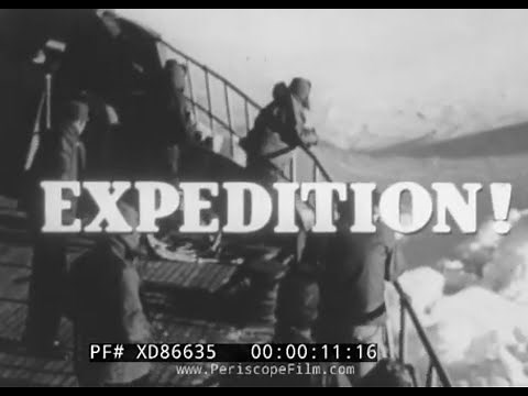 EXPEDITION! TV SHOW “THE FROZEN CONTINENT” U.S. NAVY OPERATION DEEP FREEZE II ANTARCTICA XD86635