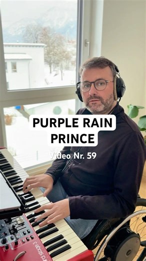 PIANO COVER PRINCE - PURPLE RAIN #pianomusic #wheelchair #piano #pianocover #prince #purplerain