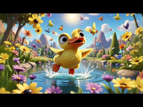 The Flappy Ducky Adventure | Fun Kids Song | Silly Duck Nursery Rhyme