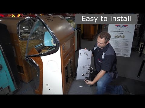 Installing the Solid State Amplifier on a Seeburg Jukebox HF100R-201 - Victory Glass