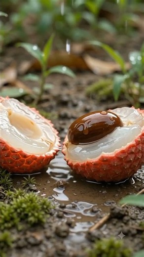 From Ripe Lychee to a New Tree 🌱🍒| #Lychee #LycheeTree #LycheeFruit #Shorts #viralvideo #Naturevideo
