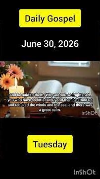 Listen TODAY'S GOSPEL reading for you l Daily Gospel reading l God's message for you today